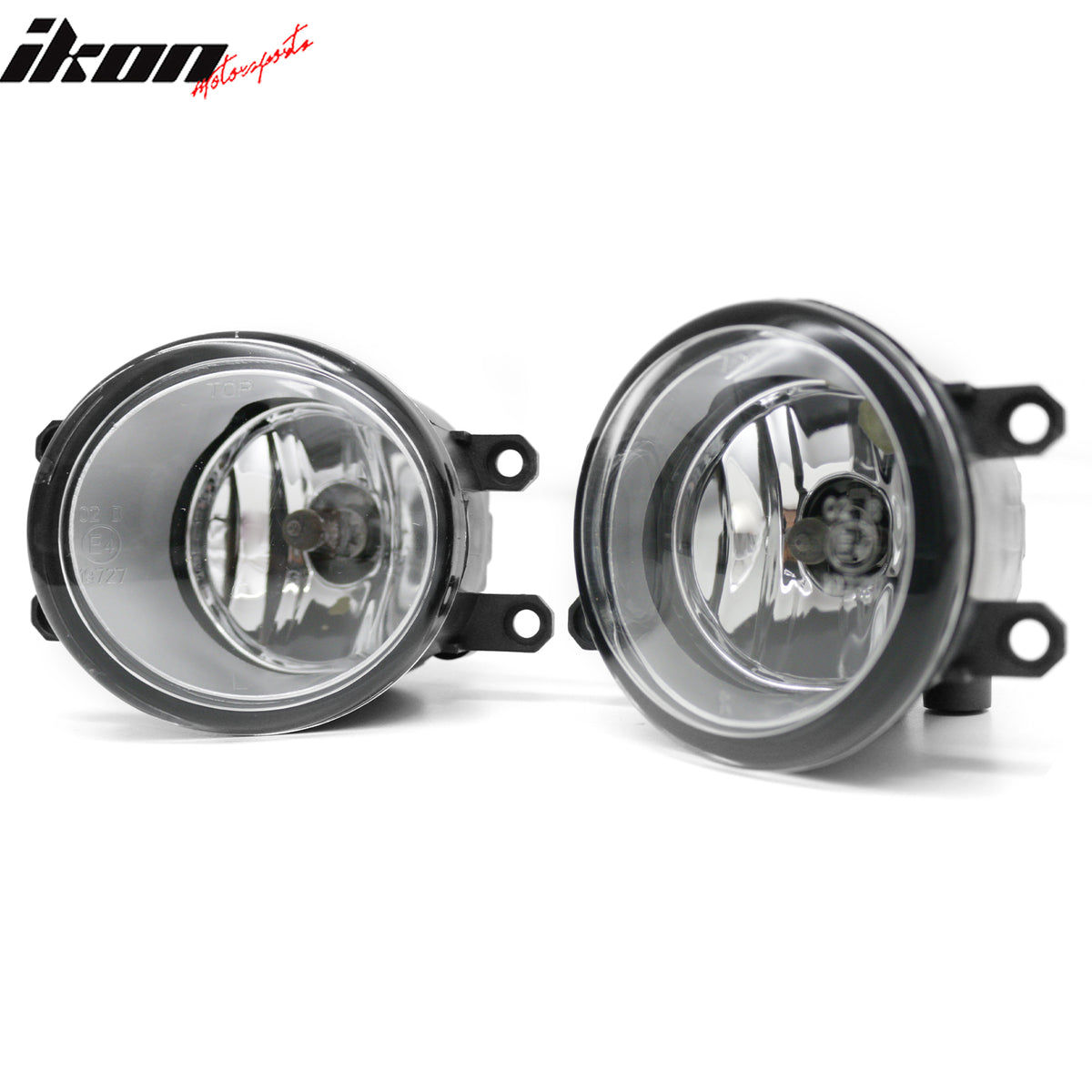 Fits 11-17 Toyota Sienna Front Fog Lights Assembly Black Housing Clear Lens Pair