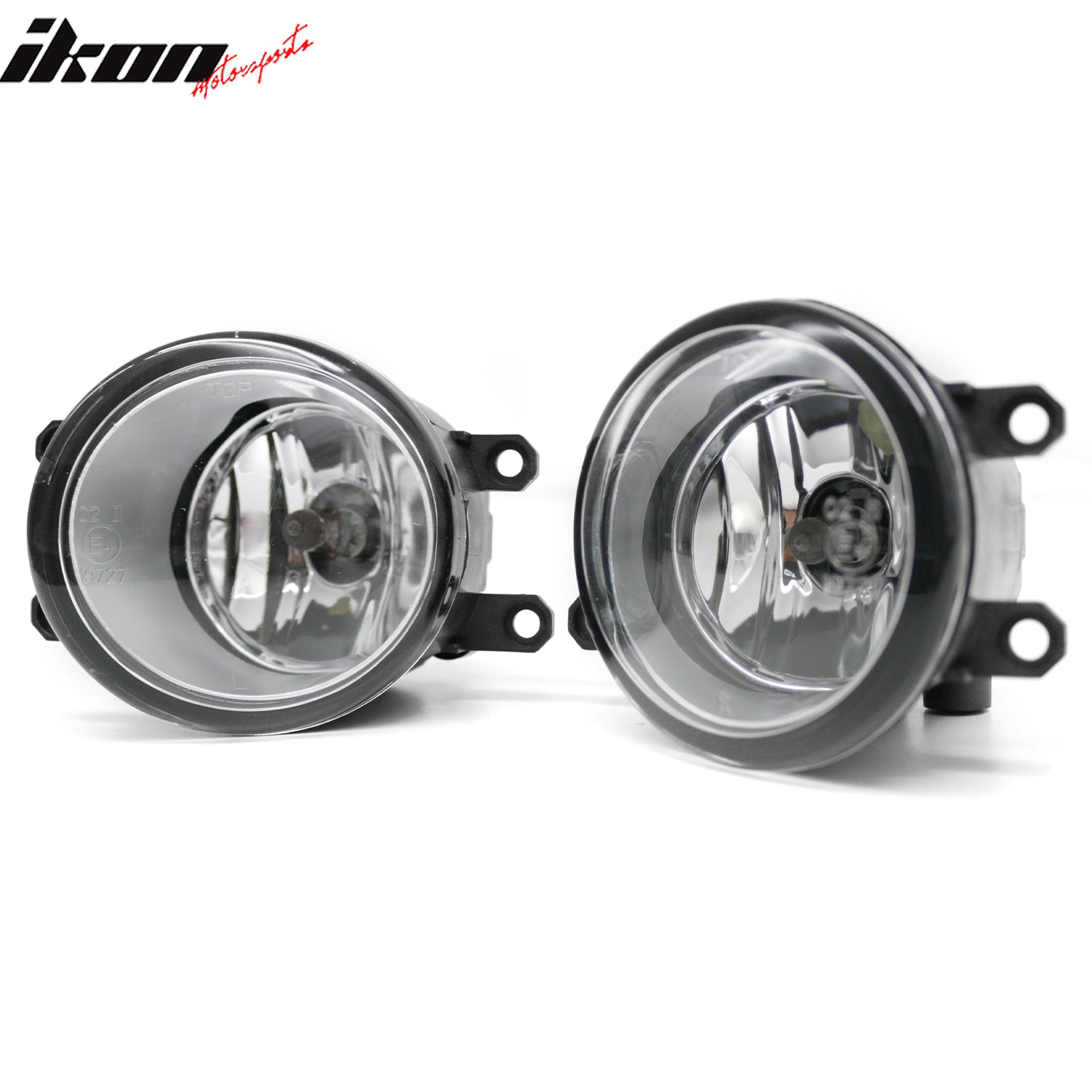 Fits 11-17 Toyota Sienna Front Fog Lights Assembly Black Housing Clear Lens Pair