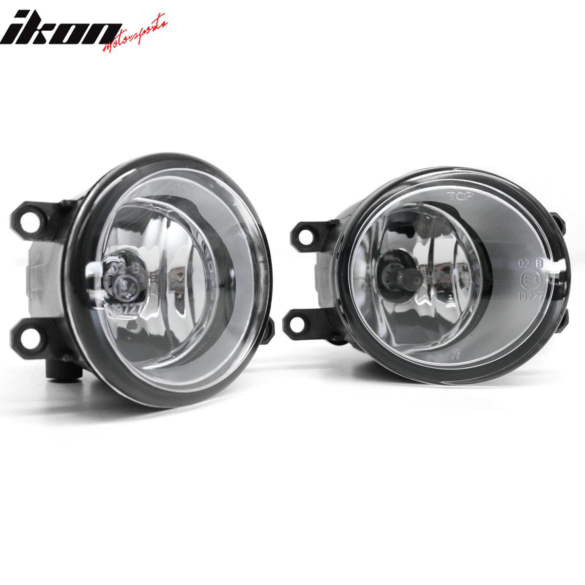 Fits 11-17 Toyota Sienna Front Fog Lights Assembly Black Housing Clear Lens Pair