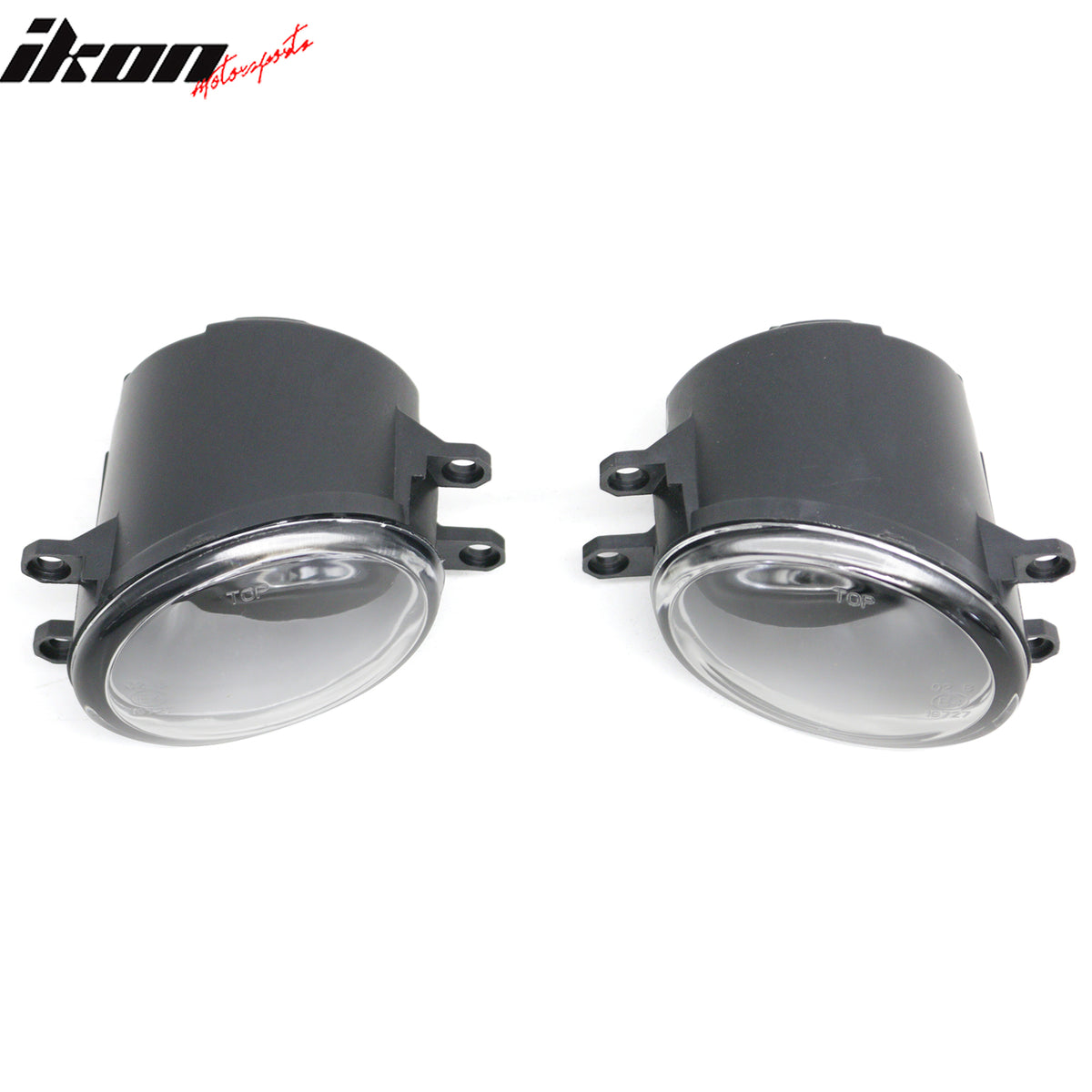 Fits 11-17 Toyota Sienna Front Fog Lights Assembly Black Housing Clear Lens Pair