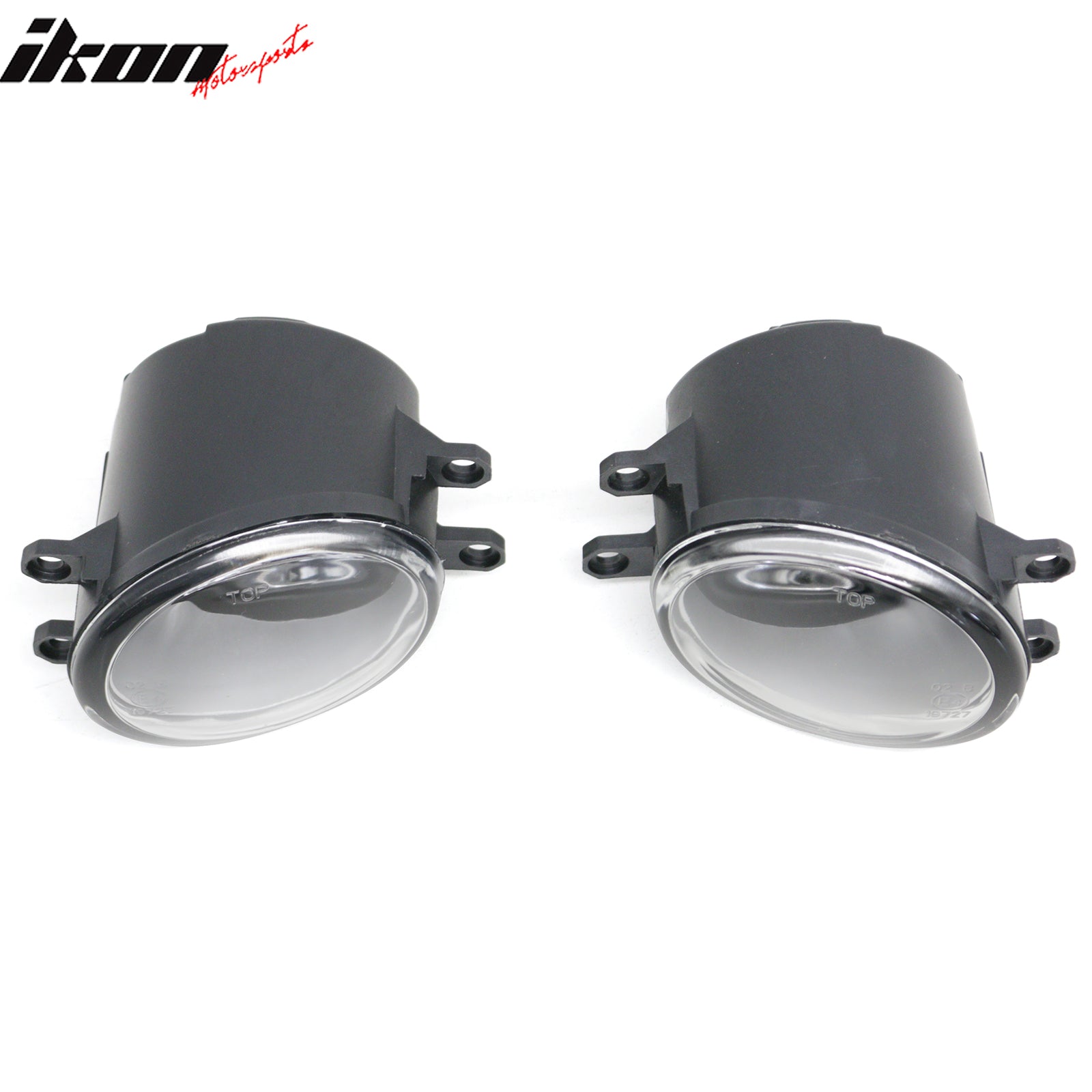 Fits 11-17 Toyota Sienna Front Fog Lights Assembly Black Housing Clear Lens Pair