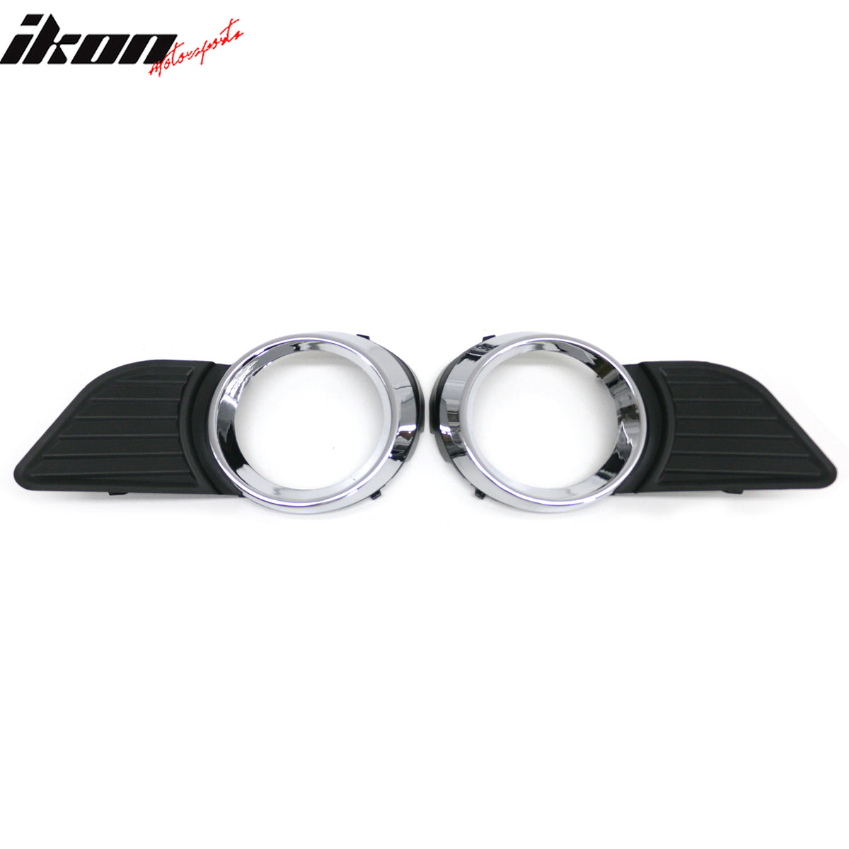 Fits 11-17 Toyota Sienna Front Fog Lights Assembly Black Housing Clear Lens Pair