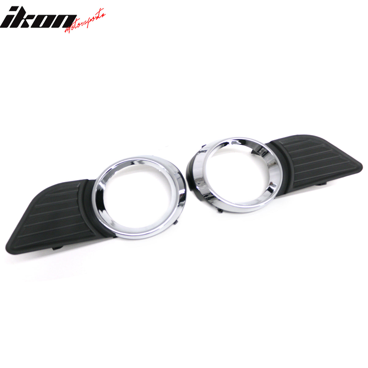Fits 11-17 Toyota Sienna Front Fog Lights Assembly Black Housing Clear Lens Pair