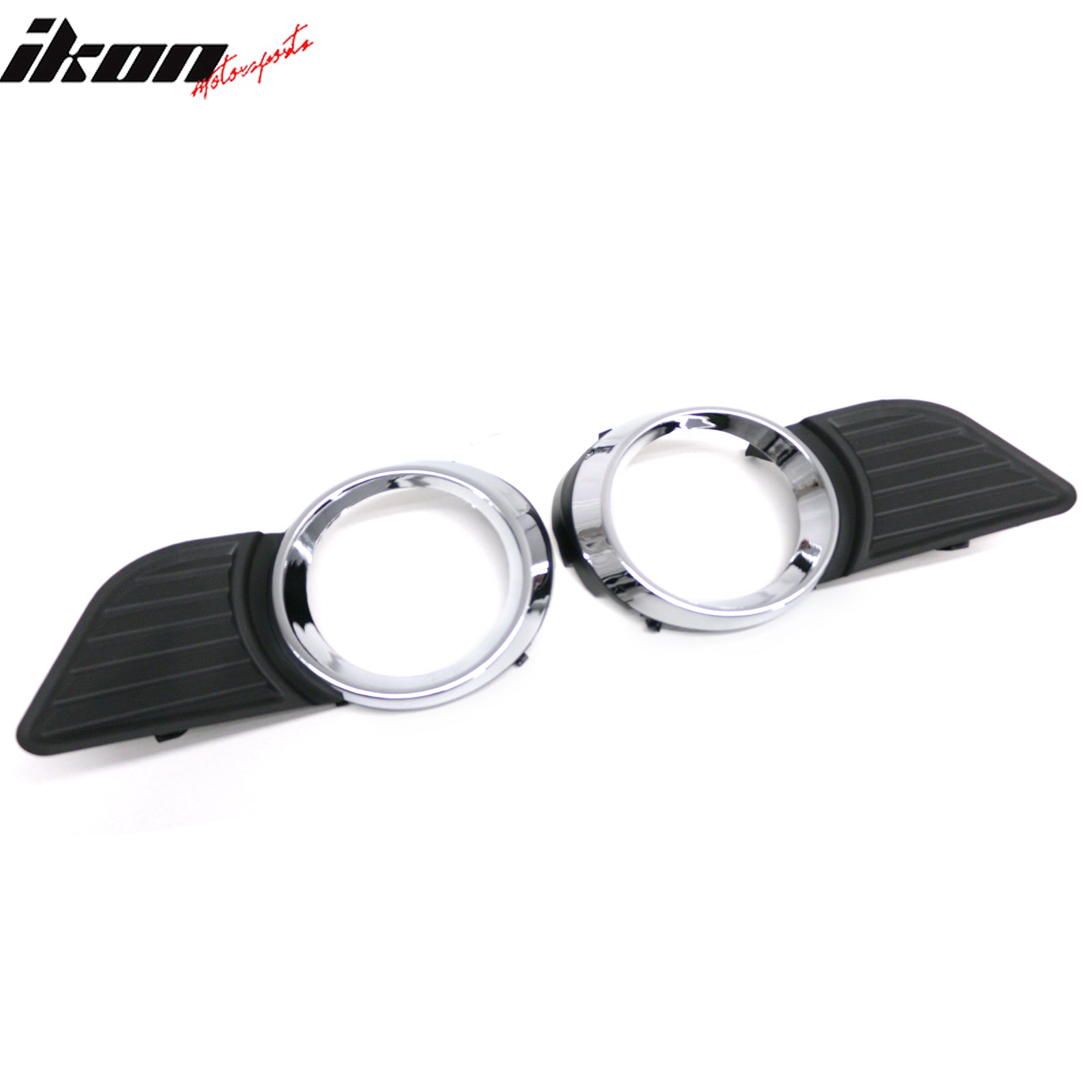 Fits 11-17 Toyota Sienna Front Fog Lights Assembly Black Housing Clear Lens Pair