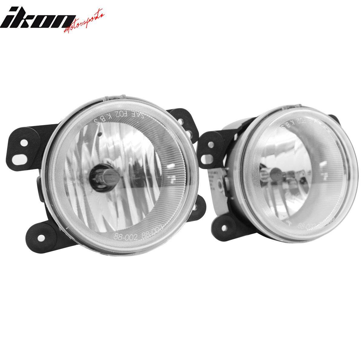 Fits 05-10 Chrysler 300 Touring PT Cruiser Fog Lights Lamps Clear Lens W/Wiring