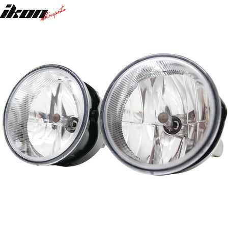 Fits 04-10 Jeep Grand Cherokee Front Bumper Fog Lights Lamp Assembly Clear Lens