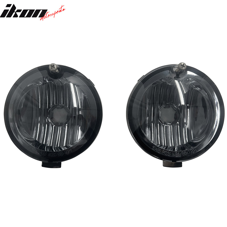 2004-2007 Ford Freestar & 2001-2003 Windstar 2PCS Right Left RH LH Front Bumper Driving Fog Lights Lamps Assembly Replacement Black Housing Smoke Lens