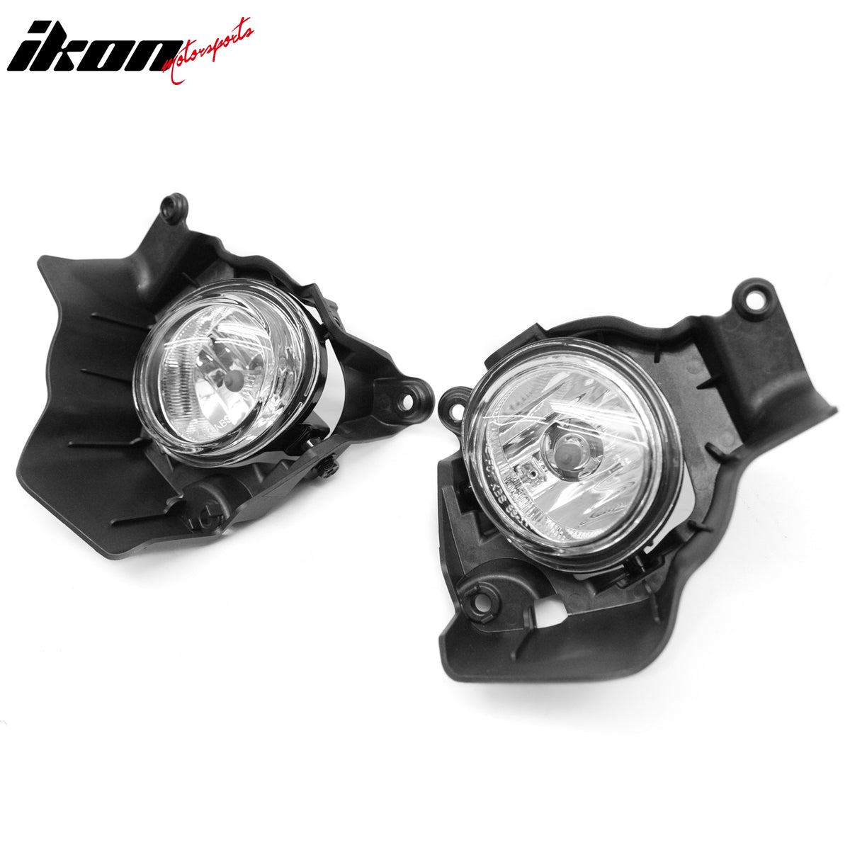 Fits 11-14 Mazda 2 Front Bumper Driving Fog Lights Lamps Replacement Clear Lens