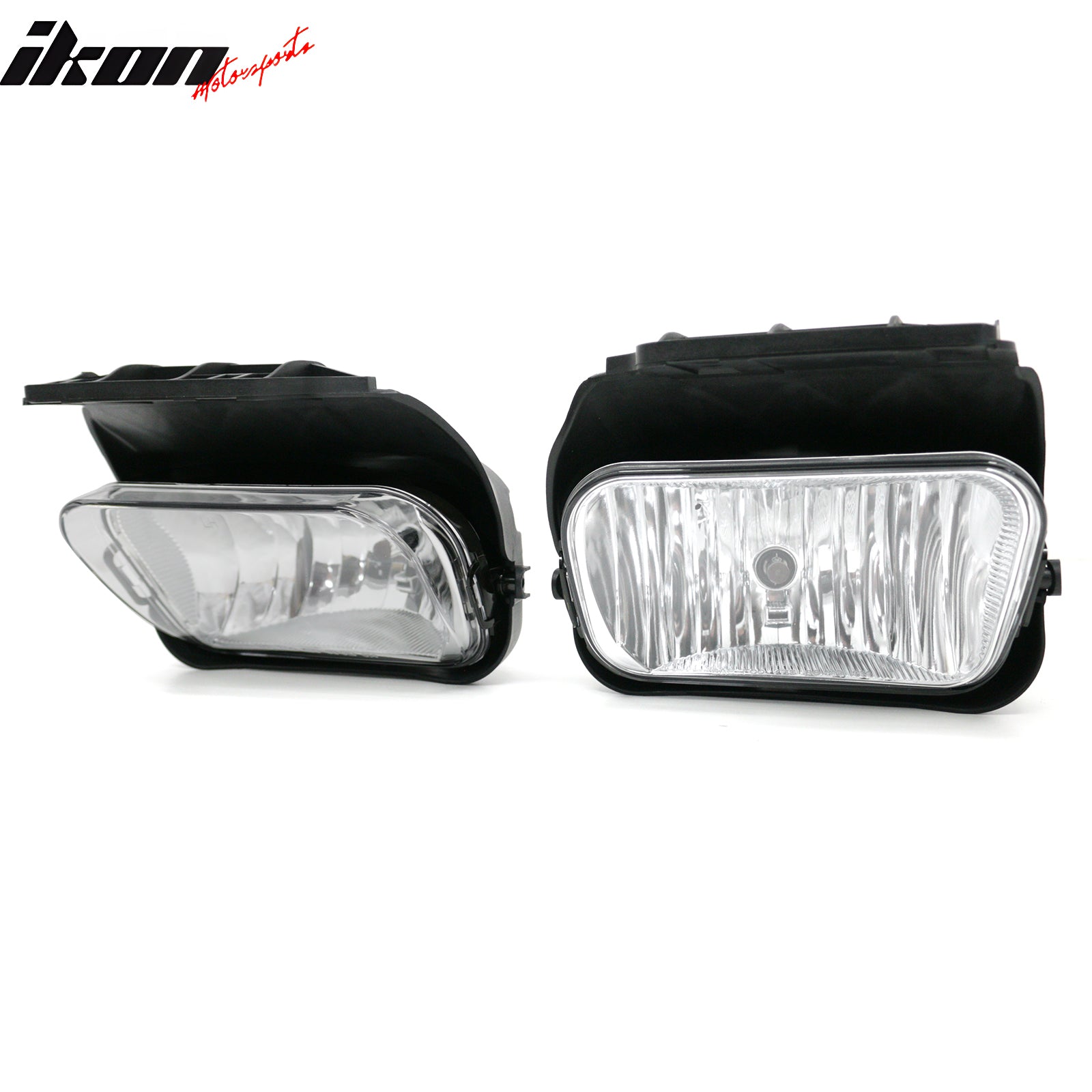 Fits 02-07 Chevy Silverado 1500 2500 3500 Front Fog Lights Lamps Clear Lens 2PCS