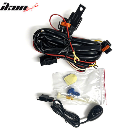 Fits 11-14 Chevrolet Cruze Front Bumper Fog Lights Lamps W/Wiring Clear Lens