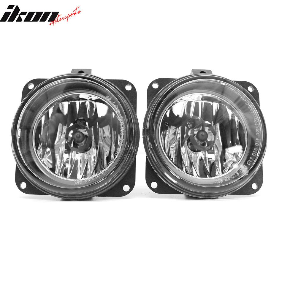 2000-2004 Ford Focus SVT & 2003-2004 Mustang Cobra & 2005-2006 Escape 2PCS Right Left RH LH Front Bumper Driving Fog Lights Lamps Assembly Replacement