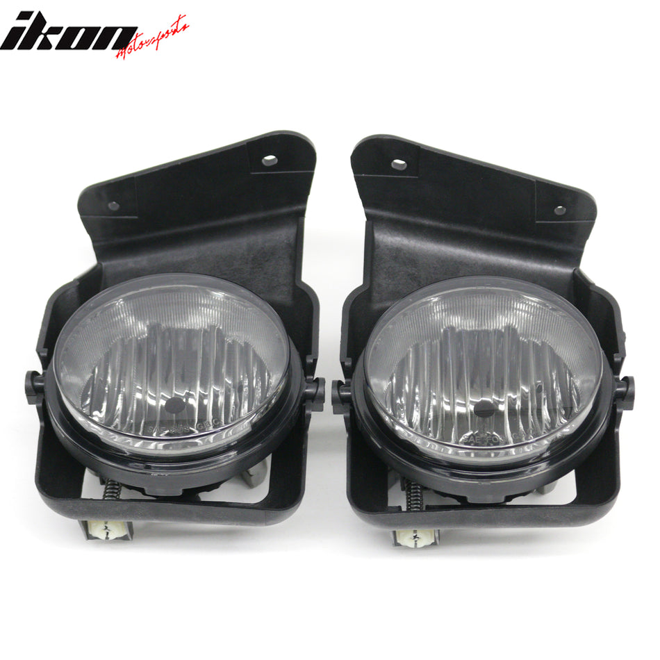 2005-2006 GMC Sierra 1500/2500 HD/3500 Fog Lights Smoke Lens Left Right Lamps