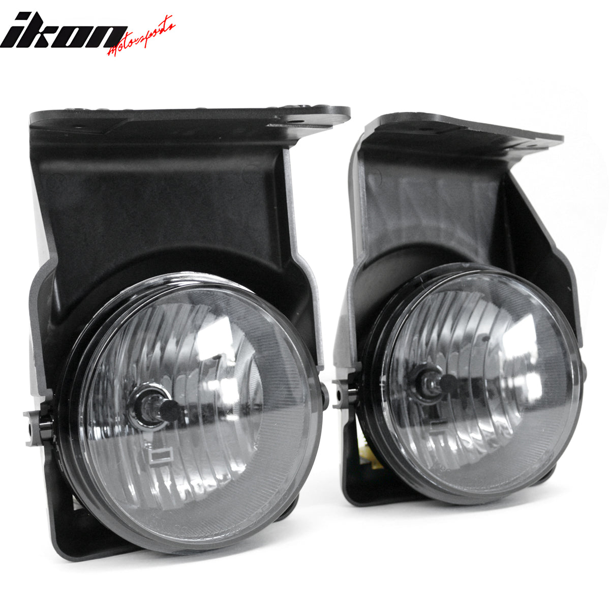 Fits 03-06 GMC Sierra & 07 Classic Front Bumper Fog Lights Lamps Smoke Lens