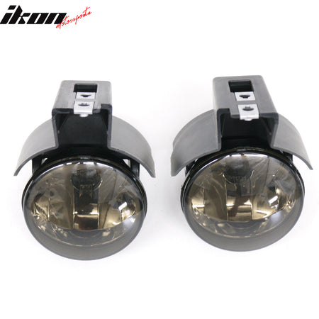 Fits 01-04 Ford Escape Front Fog Lights Smoke Lens LH RH Lamps Assembly Pair