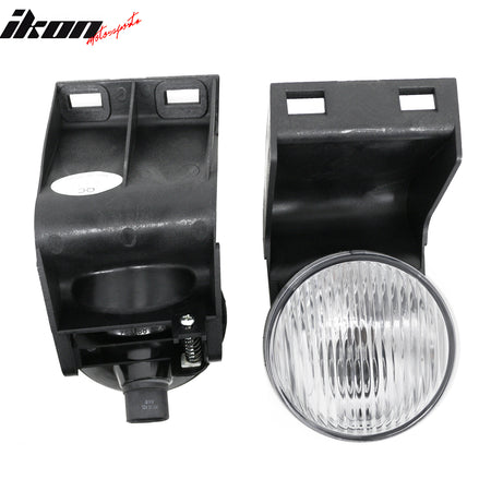 Fits 94-02 Dodge Ram 1500 2500 3500 Front Bumper Fog Lights Lamps Clear Lens