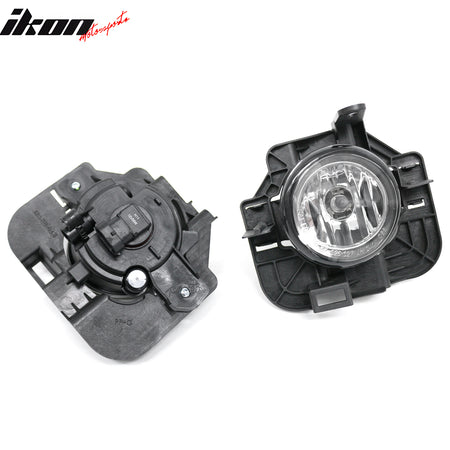 Fits 07-11 Nissan Altima Sedan/Hybrid Front Bumper Fog Lights Lamps Clear Lens
