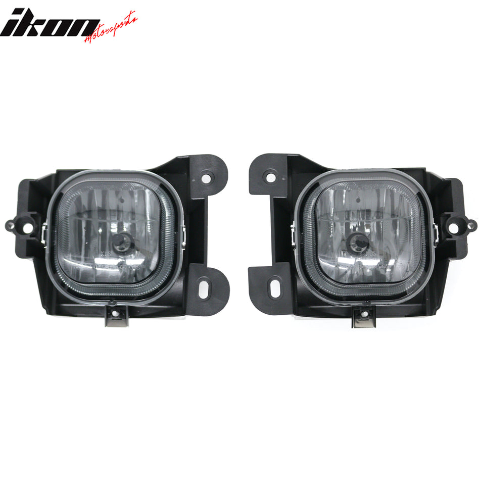 2004-2005 Ford Ranger Front Bumper Fog Lights Clear Lens Left Right Side Lamps