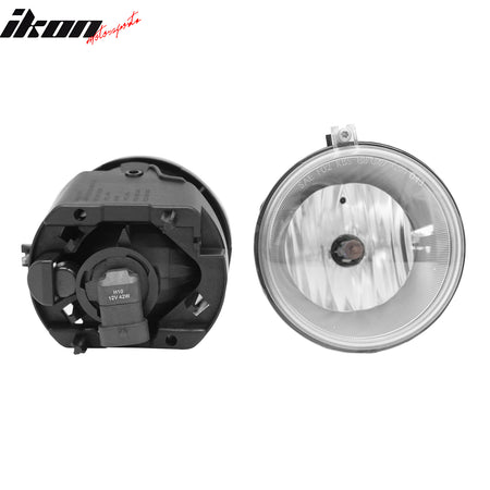 Fits 05-10 Chrysler 300 RH LH Front Bumper Driving Fog Lights Lamps Clear Lens