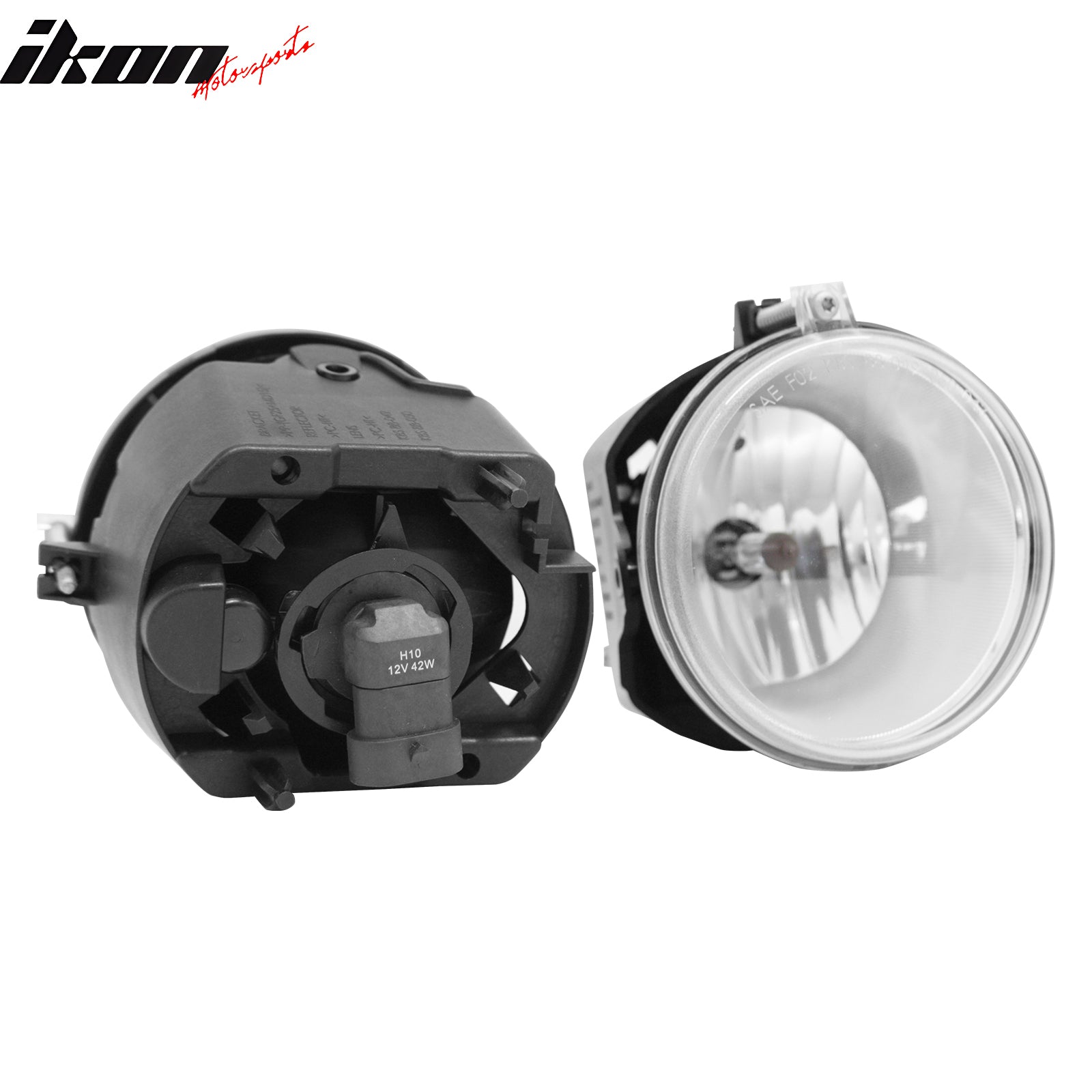 Fits 05-10 Chrysler 300 RH LH Front Bumper Driving Fog Lights Lamps Clear Lens