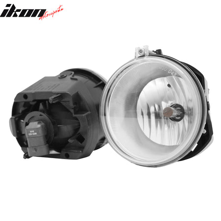 Fits 05-10 Chrysler 300 RH LH Front Bumper Driving Fog Lights Lamps Clear Lens