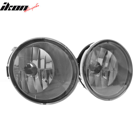 Fits 05-07 Nissan Armada & 04-15 Titan RH LH Front Fog Lights Lamps Smoke Lens