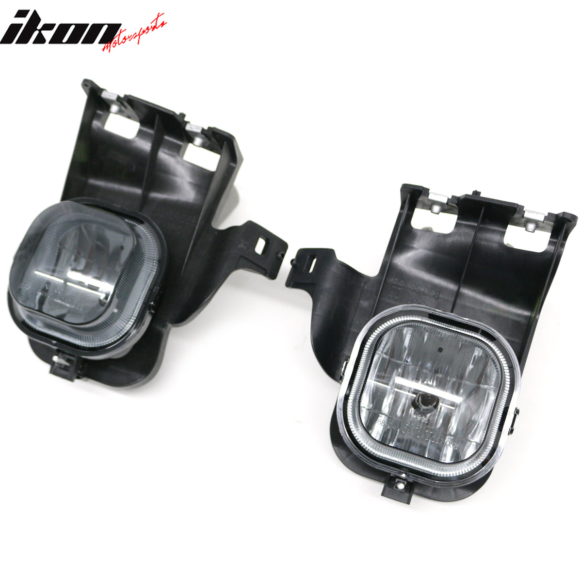 IKON MOTORSPORTS Tail Lights, Compatible with 2006-2007 Ford Ranger (Not Fit STX Models), Black Housing Smoke Lens Bulb Type H10 Driver Passenger Side Rear Tail Lights Lamps Assembly Replacement, 2PCS