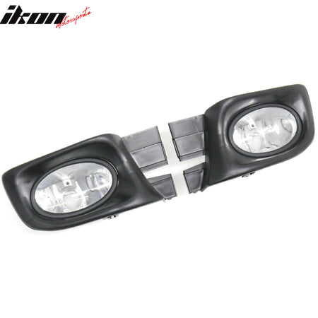 Fits 03-05 Honda Accord Sedan Front Bumper Fog Lights Clear Lens Lamps Assembly