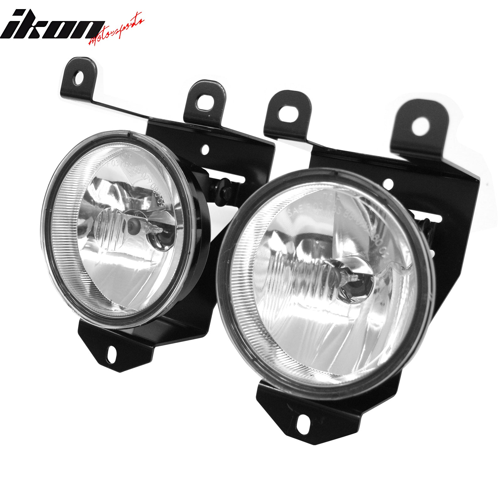 Fits 02-06 GMC Sierra 1500 Denali 92-99 Pontiac Bonneville Fog Lights Clear Lens