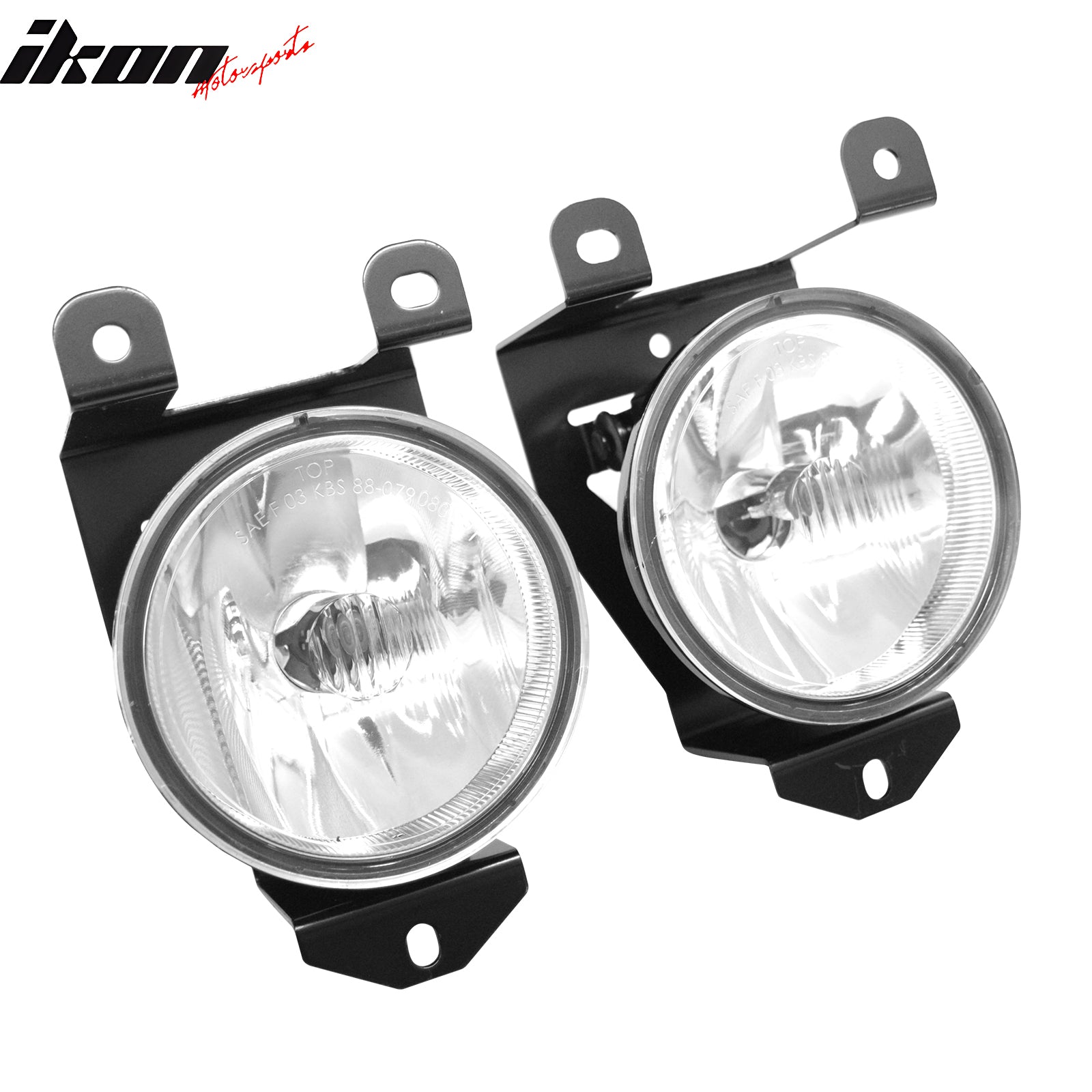 Fits 02-06 GMC Sierra 1500 Denali 92-99 Pontiac Bonneville Fog Lights Clear Lens
