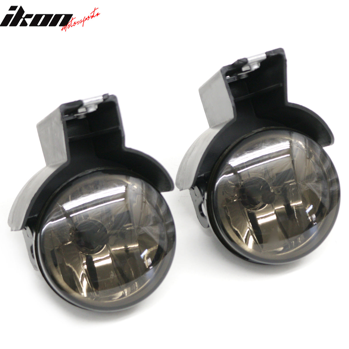 Fits 97-00 Dodge Dakota Front Bumper LH RH Fog Lights Smoke Lens Lamps Assembly