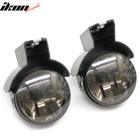 Fits 97-00 Dodge Dakota Front Bumper LH RH Fog Lights Smoke Lens Lamps Assembly