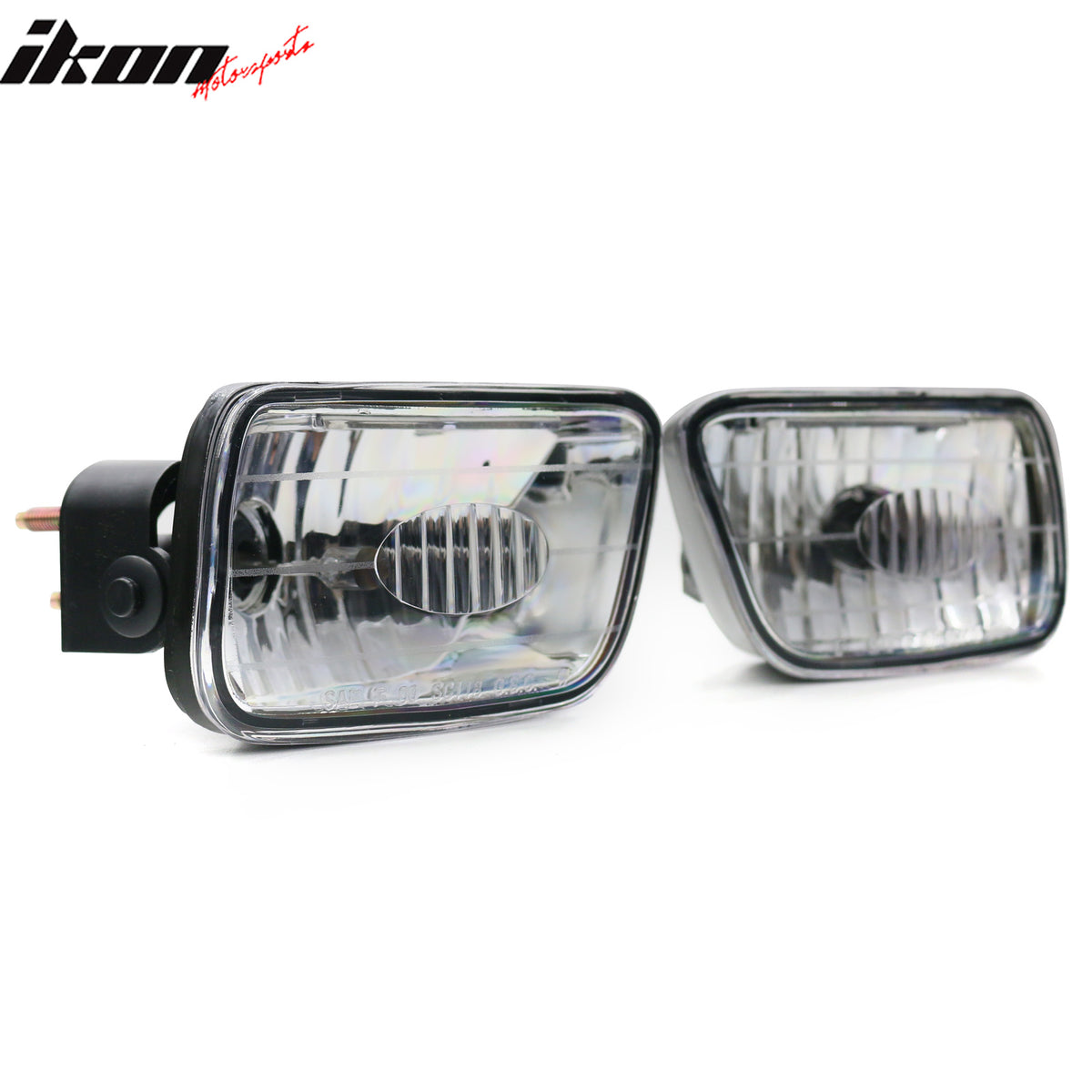 Fits 02-09 Chevy Trailblazer & Isuzu Ascender 2PCS Front Bumper Fog Lights Lamps