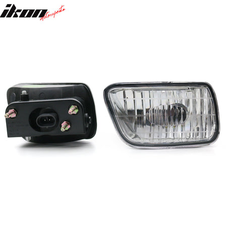 Fits 02-09 Chevy Trailblazer & Isuzu Ascender 2PCS Front Bumper Fog Lights Lamps