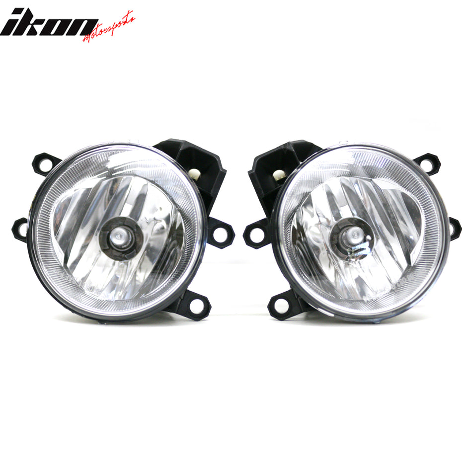 2014-2015 Lexus RX350/RX450h & 2014-2016 Toyota Corolla & 2014-2021 Highlander & Tundra Front Bumper Fog Lights Lamps Assembly Replacement Clear Lens
