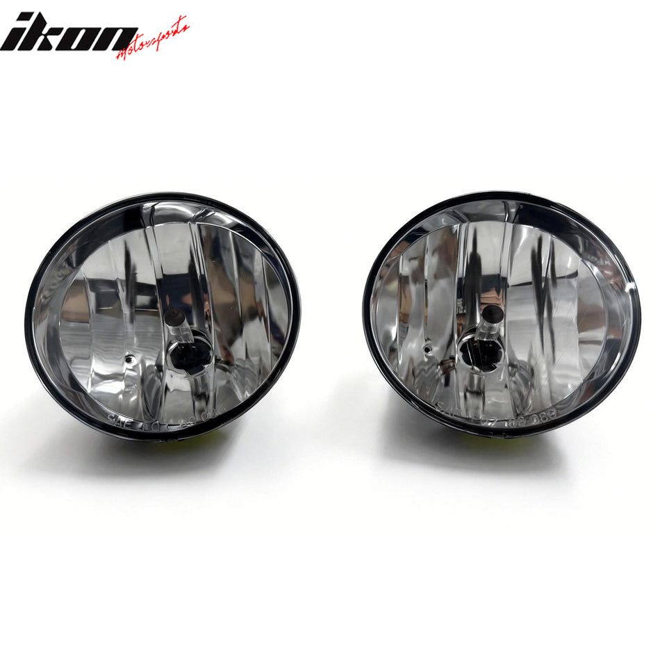 2002-2008 GMC Envoy Front Bumper Fog Lights Left Right Side Clear Lens Lamps Pair