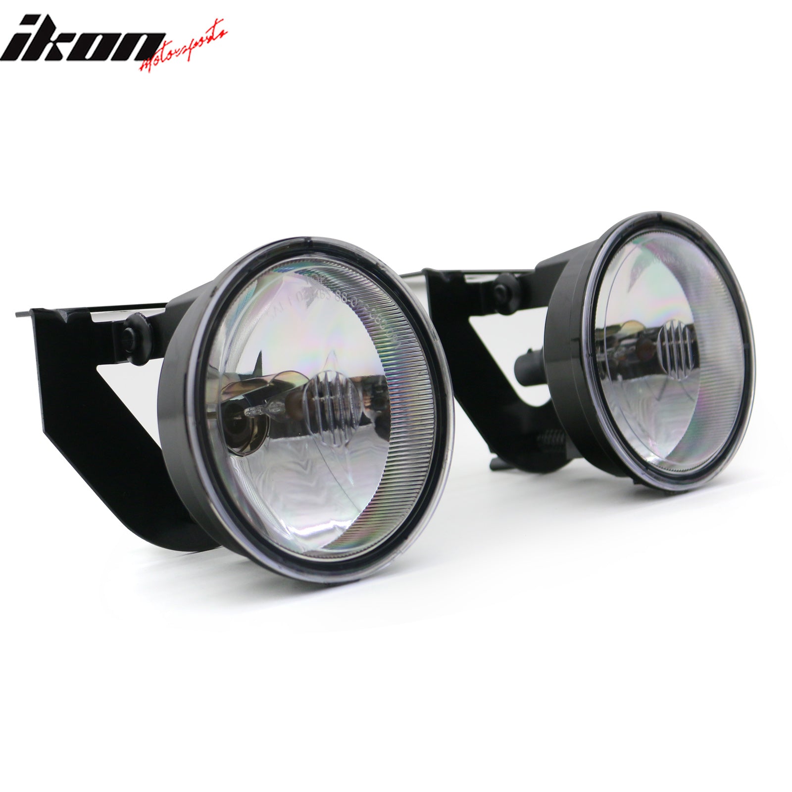 Fits 92-99 Pontiac Bonneville SE 2PCS Front Bumper Fog Lights Lamps W/Clear Lens