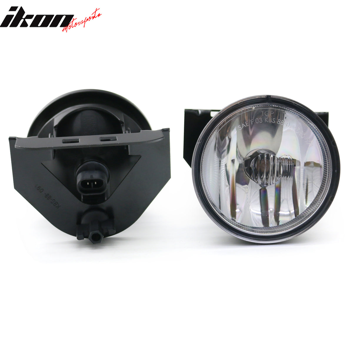 Fits 92-99 Pontiac Bonneville SE 2PCS Front Bumper Fog Lights Lamps W/Clear Lens