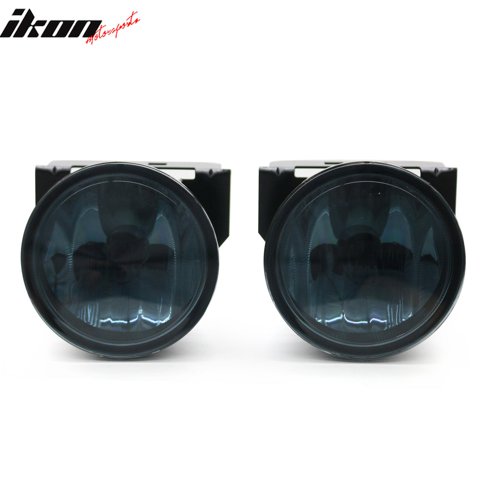 1992-1999 Pontiac Bonneville SE 2PC Front Bumper Fog Light W/Smoke Len