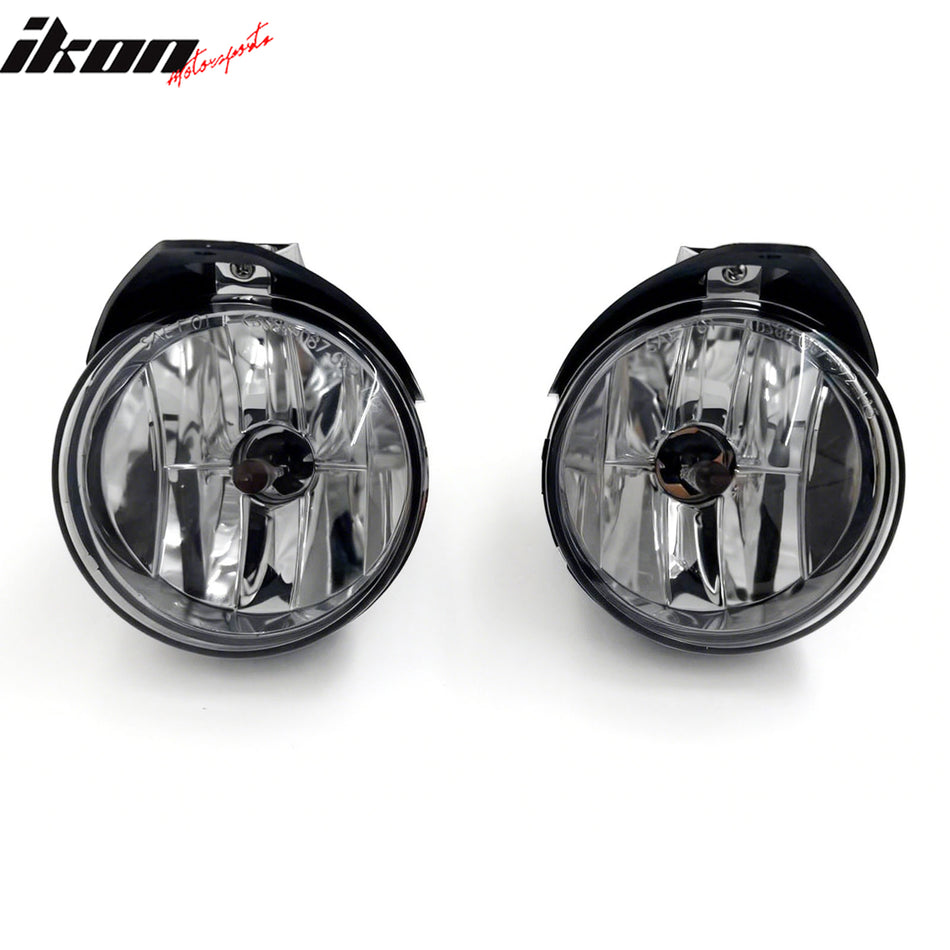 2001-2006 Chrysler Sebring& Dodge Stratus Front Bumper Fog Lights Clear Lens Pair