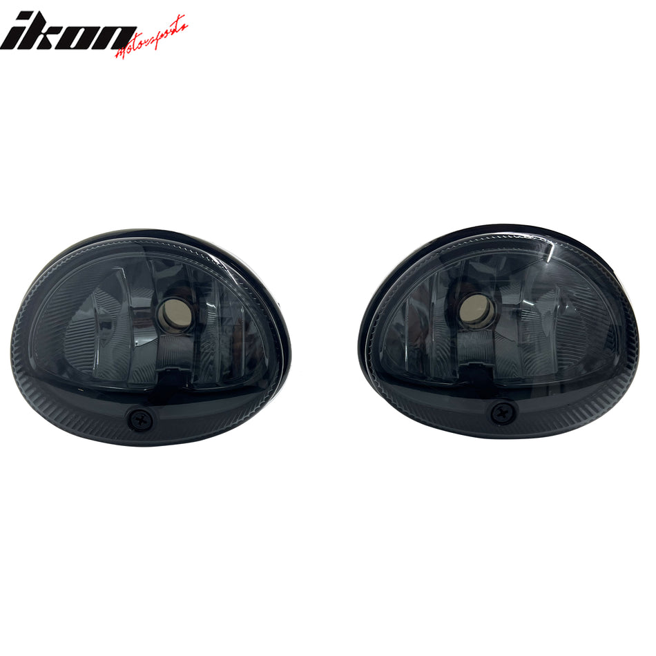 98-04 Chrysler Concorde 99-01 LHS 98-99 Town & Country 99-00 Voyager/Grand 99-05 Dodge Caravan/Grand Front Bumper Fog Lights Lamps Assembly Smoke Lens