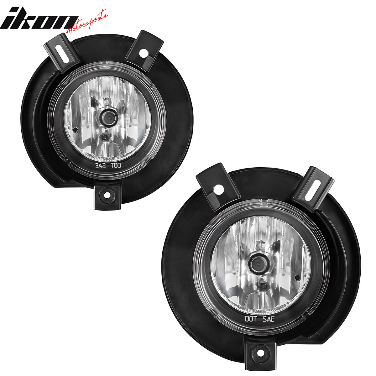 Fits 02-03 Ford Explorer Ring Style 2PC Front Projector Fog Lights Black Housing