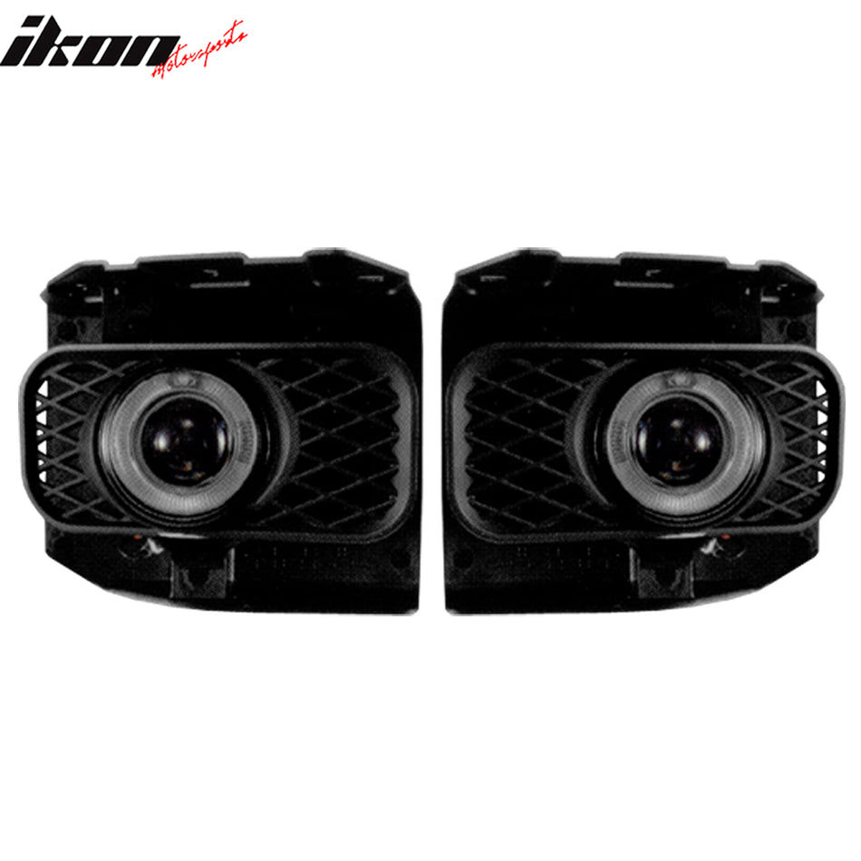 1999-2003 Ford F-150 Ring Style 2PC Projector Fog Lights Black Housing