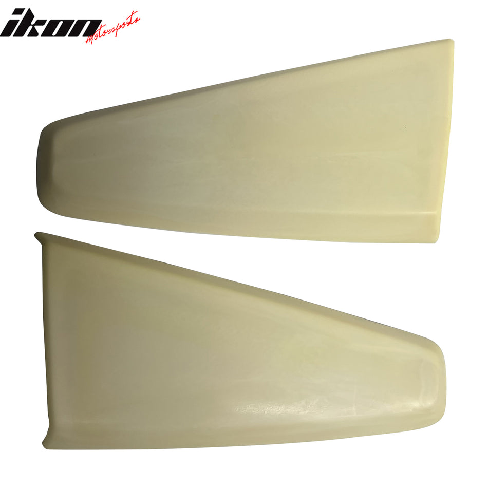 2005-2014 Ford Mustang Coupe 2-Door Unpainted Window Louver Scoops
