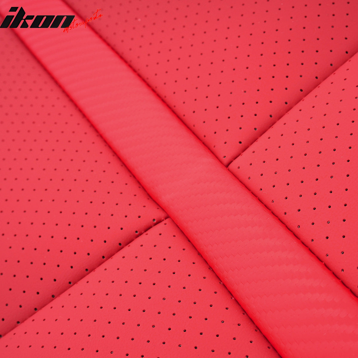 Fits 14-18 Chevy Silverado GMC Sierra 1500 Seat Covers Protector Full Set Red