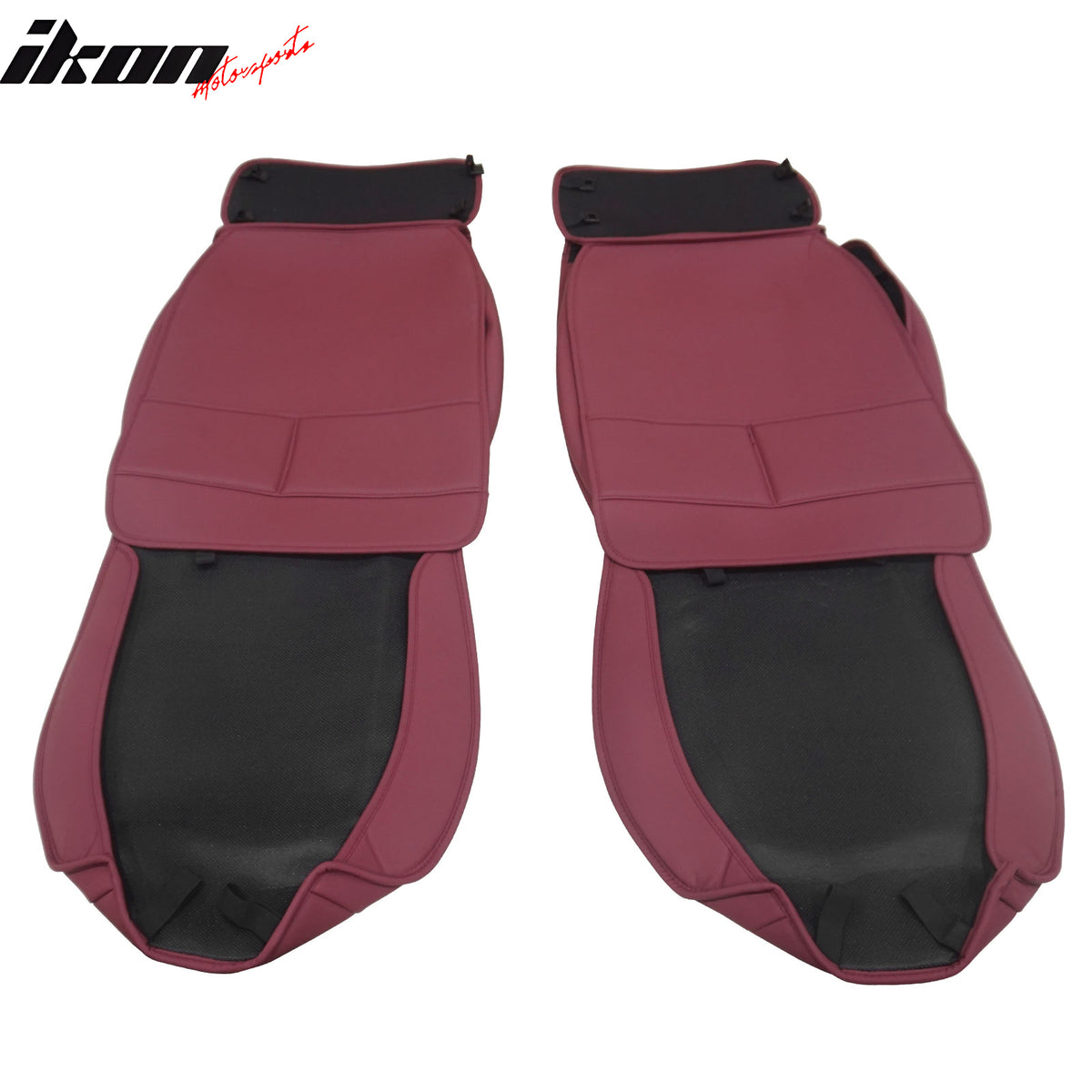 IKON MOTORSPORTS, Full Set Car Seat Covers Compatible with 2009