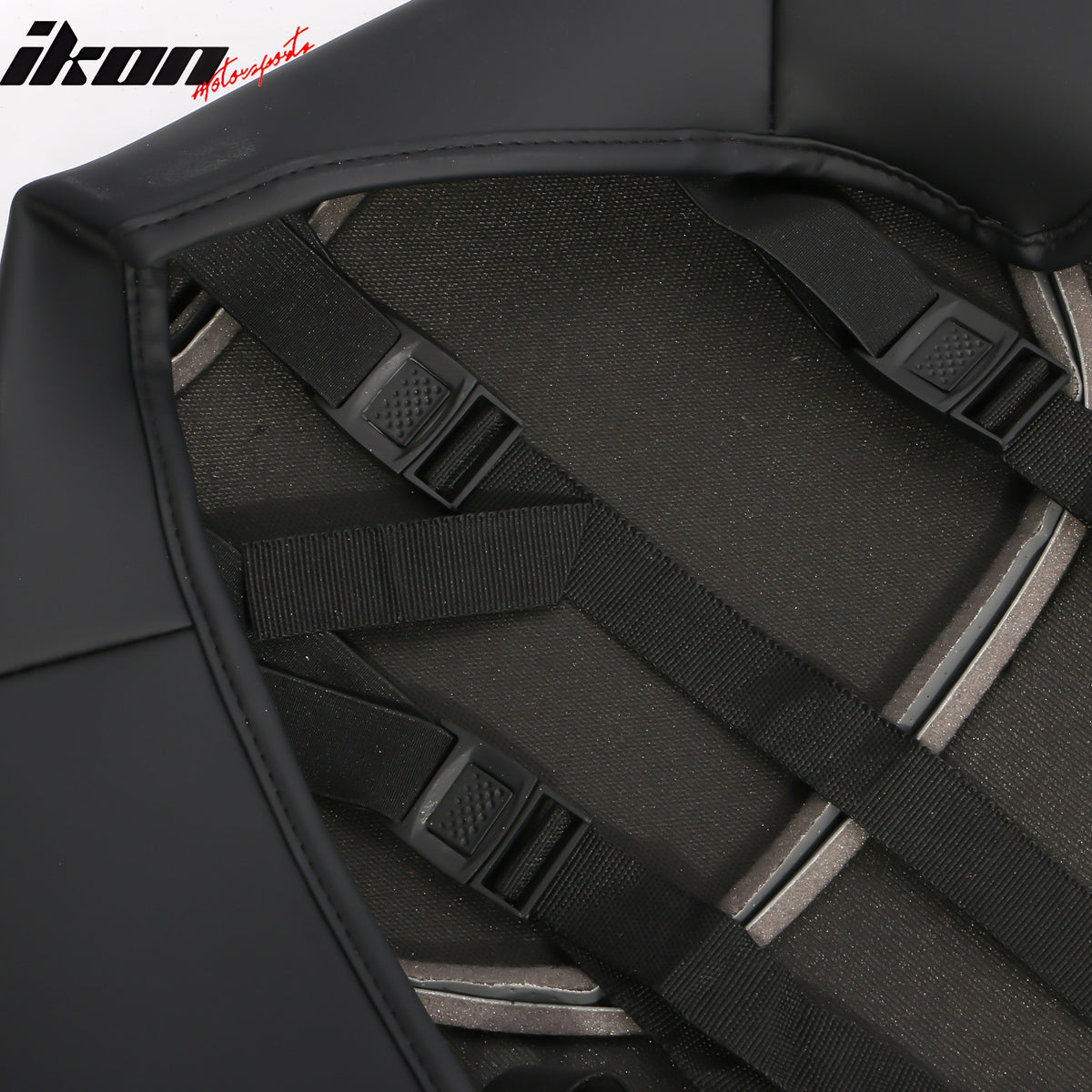 IKON MOTORSPORTS Seat Covers Compatible with 2017-2023 Subaru Crosstrek & Impreza Hatchback, Waterproof PU Leather 5-Seat Driver Passenger Seat Cushion Protector Cover 12PCS