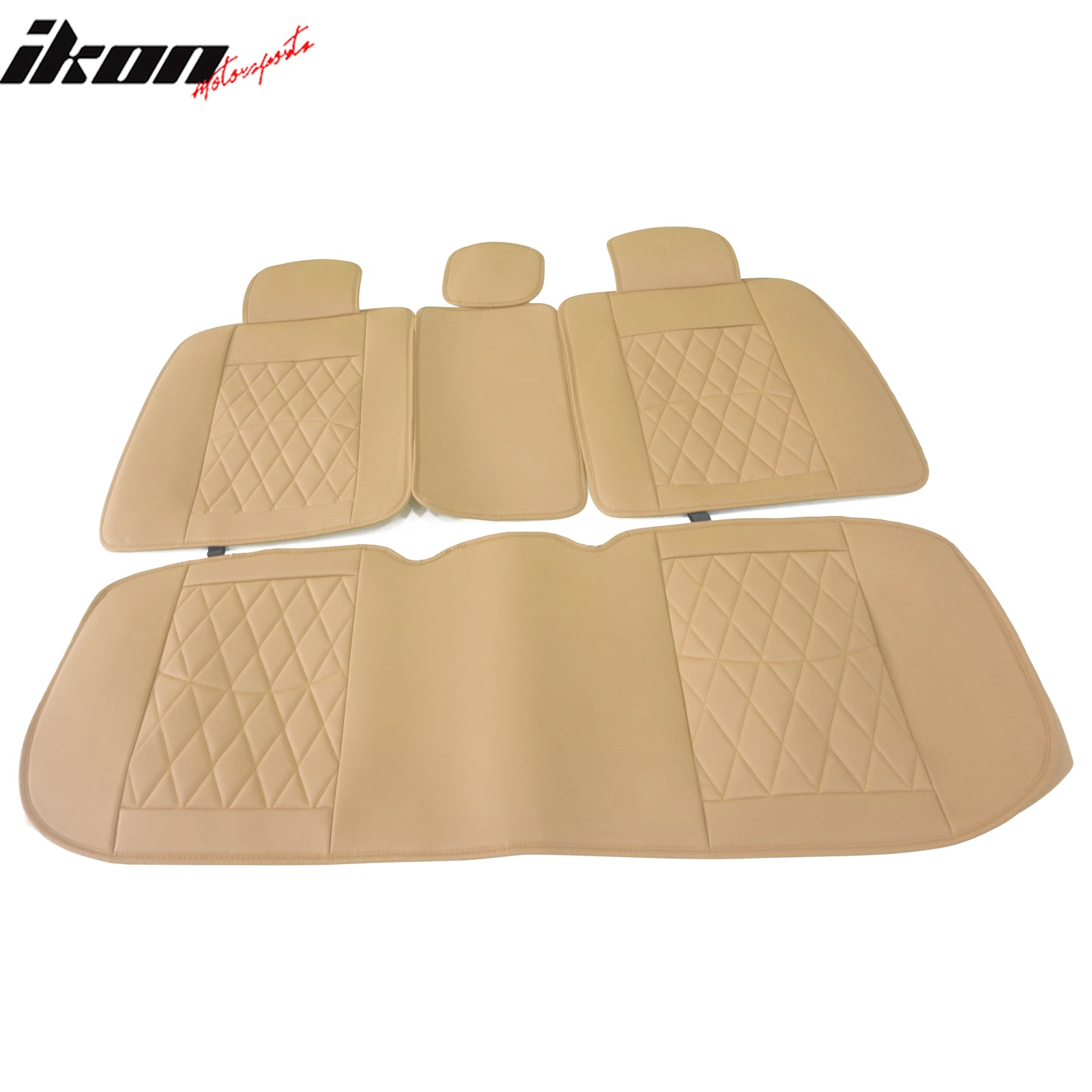 Fits 05-23 Toyota Tacoma 5-Seat Seat Covers Cushion Protector PU Leather
