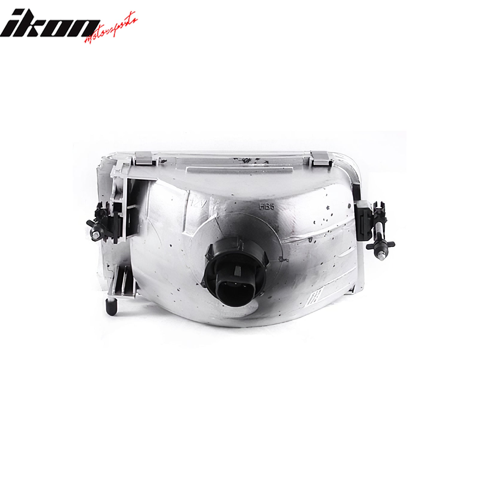IKON MOTORSPORTS Head Lamps, Compatible with 1993-1997 Ford Ranger, Crystal Front Bumper Driving Headlights Assembly Replacement, Pair