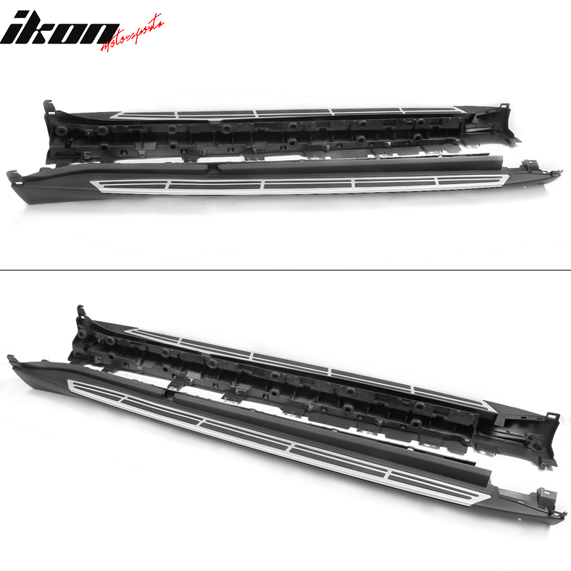 IKON MOTORSPORTS Side Step Bars Compatible With 2019-2023 BMW X5, Factory Style Polish Aluminum Running Board Bar Foot Pedal, 2020 2021 2022