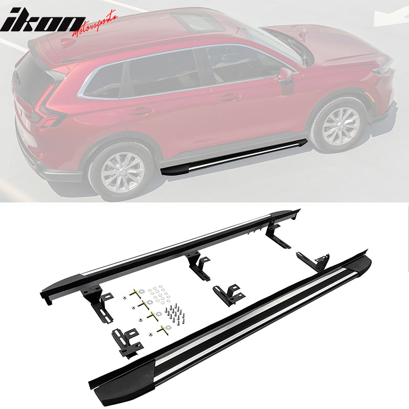 IKON MOTORSPORTS Running Boards Compatible with 2023 2024 Honda CR V CRV 2PCS Running Boards Side Step Nerf Bars Aluminum Ikon Motorsports